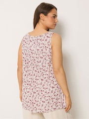 Yours Curve Natural Sleeveless Boho Vest - Image 3 of 5