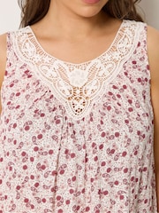 Yours Curve Natural Sleeveless Boho Vest - Image 4 of 5