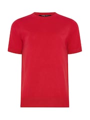 Long Tall Sally Red Short Sleeve Knitted Jumper - Image 3 of 3