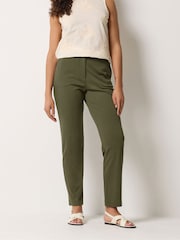 M&Co Green Ponte Tailored Trousers - Image 1 of 5
