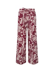 Long Tall Sally Red Wide Leg Trousers - Image 5 of 5