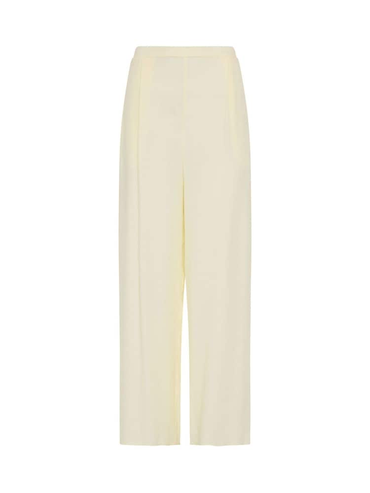 M&Co Cream Wide Leg Trousers - Image 5 of 5