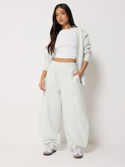 PixieGirl Petite Grey Brushed Balloon Joggers - Image 2 of 5