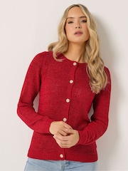 Long Tall Sally Red Knitted Cardigan - Image 1 of 5