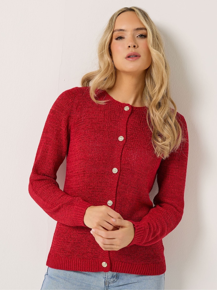 Long Tall Sally Red Knitted Cardigan - Image 1 of 5