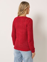 Long Tall Sally Red Knitted Cardigan - Image 2 of 5