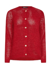 Long Tall Sally Red Knitted Cardigan - Image 4 of 5