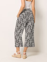 M&Co Brown Petite Printed Culottes - Image 3 of 5