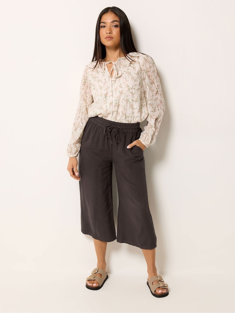 M&Co Brown Petite Wide Leg Culottes - Image 2 of 5