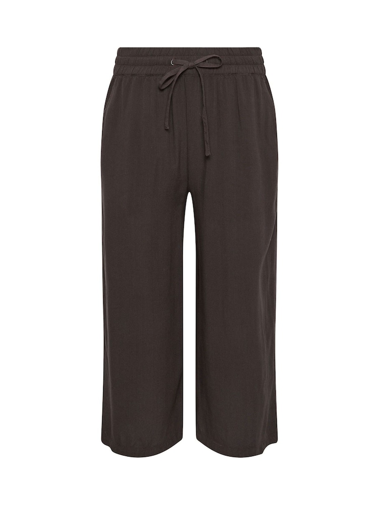 M&Co Brown Petite Wide Leg Culottes - Image 5 of 5