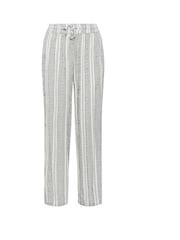 M&Co White Petite Stripe Wide Leg Trousers - Image 5 of 5