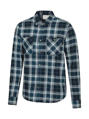 Mountain Warehouse Grey Maine Flannel Long Sleeve Shirt - Image 2 of 4