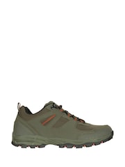 Mountain Warehouse Green McLeod Mens Outdoor Wide-Fit Walking Shoes - Image 2 of 7