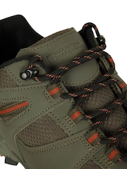 Mountain Warehouse Green McLeod Mens Outdoor Wide-Fit Walking Shoes - Image 6 of 7