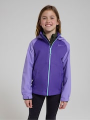 Mountain Warehouse Purple Torrent II Kids Waterproof Jacket - Image 4 of 4