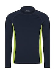 Mountain Warehouse Blue Long Sleeve Rash Vest - Image 1 of 5