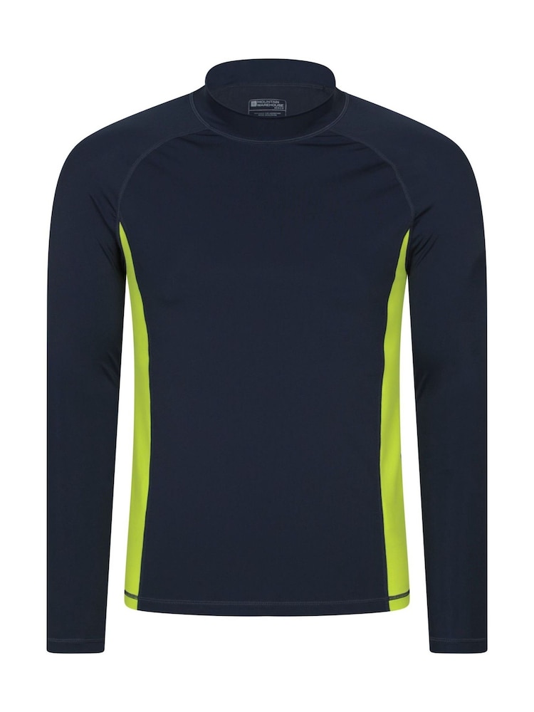 Mountain Warehouse Blue Long Sleeve Rash Vest - Image 1 of 5