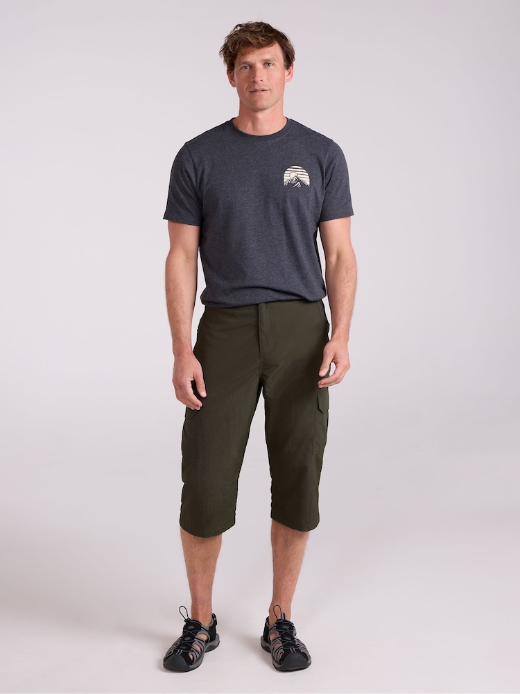 Mountain Warehouse Green Explore Quick Drying Long Shorts - Image 4 of 4 Mountain Warehouse Green Explore Quick Drying Long Shorts - Image 4 of 4