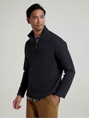 Mountain Warehouse Grey Beta Contrast Zip-Neck Sweat Shirt - Image 2 of 8