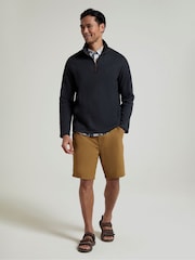 Mountain Warehouse Grey Beta Contrast Zip-Neck Sweat Shirt - Image 4 of 8