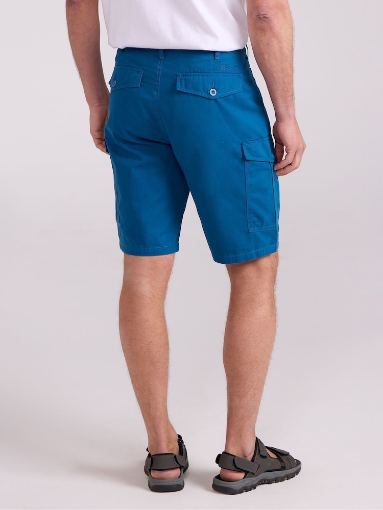 Mountain Warehouse Light Blue Lakeside Cotton Cargo Shorts - Image 2 of 4