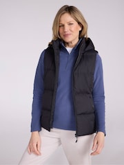 Mountain Warehouse Black Astral II Water-Resistant Padded Gilet - Image 1 of 4