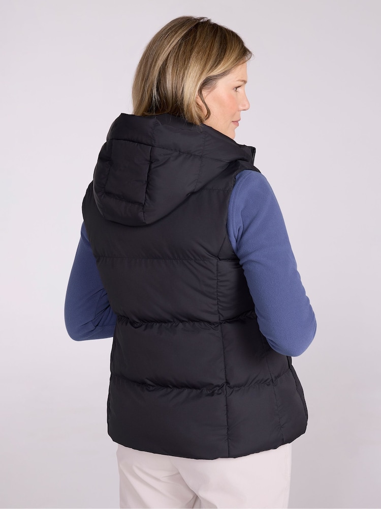 Mountain Warehouse Black Astral II Water-Resistant Padded Gilet - Image 2 of 4