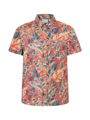 Mountain Warehouse Orange Tropical Printed Short Sleeved Shirt - Image 1 of 4