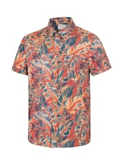 Mountain Warehouse Orange Tropical Printed Short Sleeved Shirt - Image 2 of 4