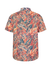 Mountain Warehouse Orange Tropical Printed Short Sleeved Shirt - Image 3 of 4