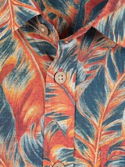 Mountain Warehouse Orange Tropical Printed Short Sleeved Shirt - Image 4 of 4
