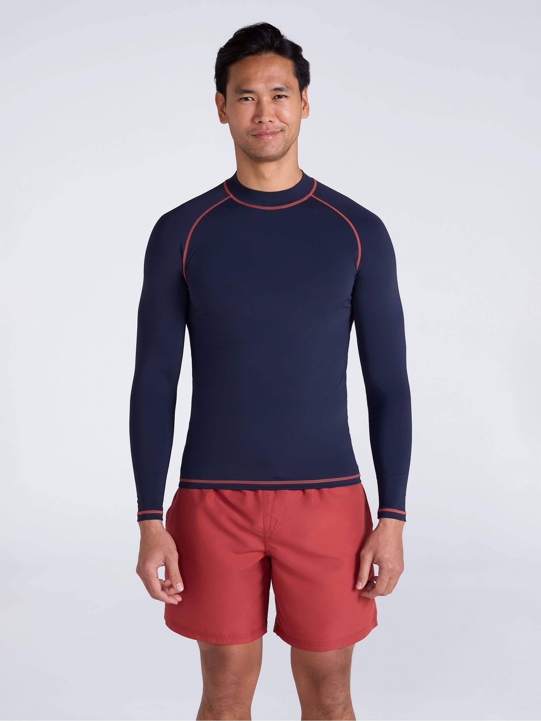Mountain Warehouse Mens Long Sleeve UPF 50+ Rash Vest | Lightweight & Quick Drying Swim Top with Sun Protection, Stretchy Rash Guard with Taped Seams for Beach, Surfing & Summer - Image 3