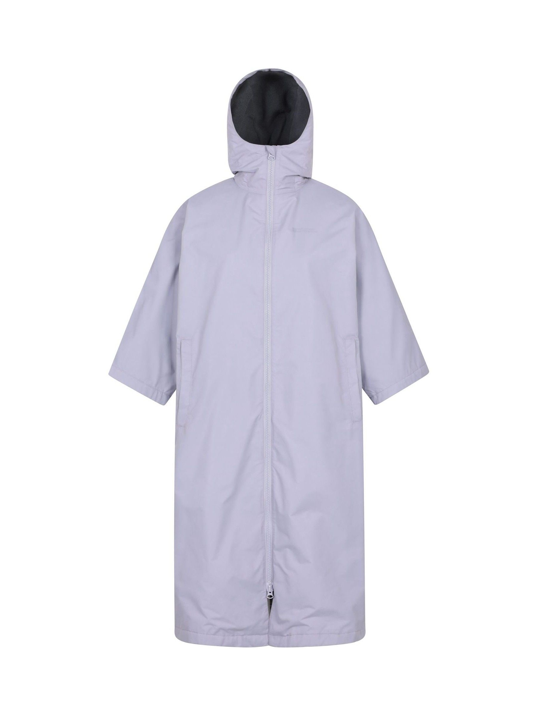 Mountain Warehouse Women's 'Coastline' Water Resistant Adjustable Hood Long Length Changing Robe in Lilac | Size: XL - Image 3