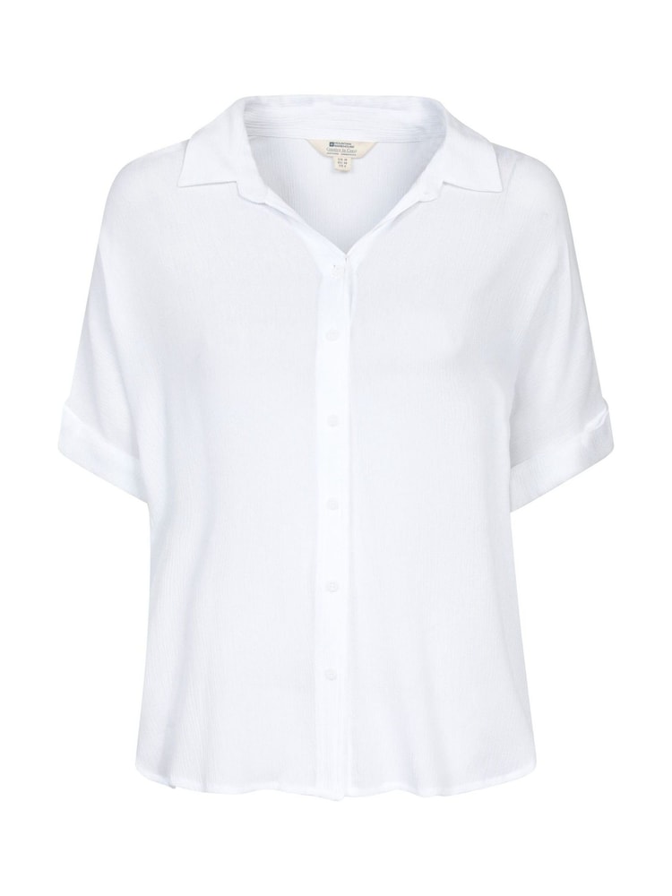 Mountain Warehouse White Palm Relaxed Cotton Check Shirt - Image 1 of 4 Mountain Warehouse White Palm Relaxed Cotton Check Shirt - Image 1 of 4