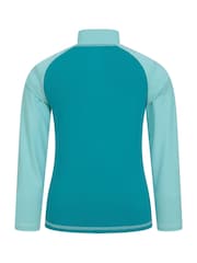 Mountain Warehouse Pale Blue Long Sleeve Rash Vest - Image 2 of 4