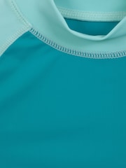 Mountain Warehouse Pale Blue Long Sleeve Rash Vest - Image 4 of 4