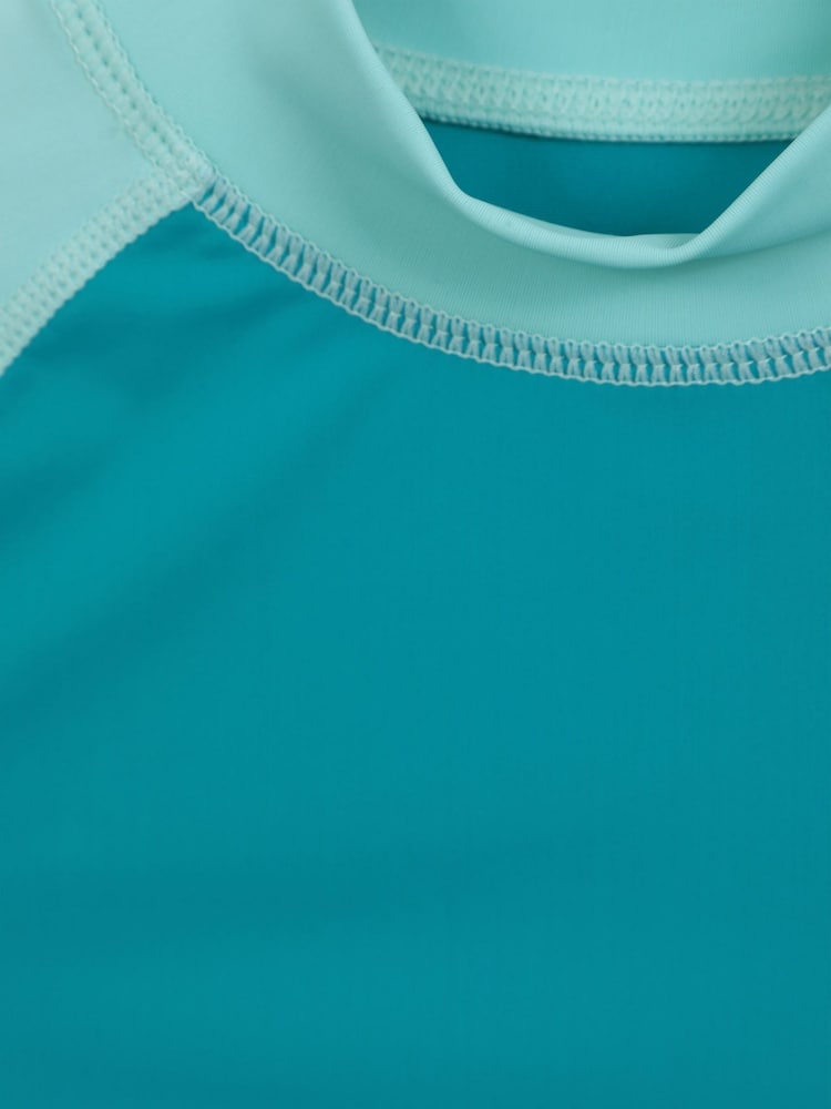 Mountain Warehouse Pale Blue Long Sleeve Rash Vest - Image 4 of 4 Mountain Warehouse Pale Blue Long Sleeve Rash Vest - Image 4 of 4