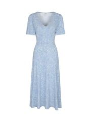 Mountain Warehouse Blue Como Printed Tea Dress - Image 1 of 4