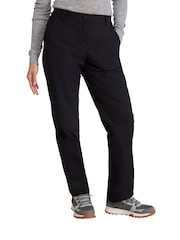 Mountain Warehouse Black Delta Stretch Womens Quick Drying UV Trousers - Image 1 of 10