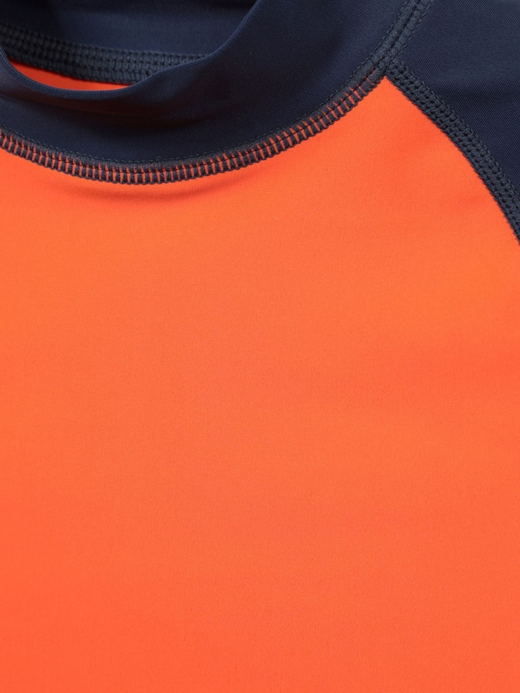 Mountain Warehouse Orange Long Sleeve Rash Vest - Image 4 of 4