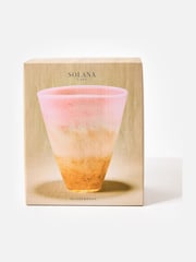 Oliver Bonas Pink Solana Tonal Glass Vase - Image 6 of 6