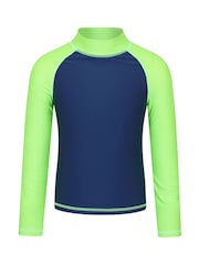 Mountain Warehouse Green Long Sleeve Rash Vest - Image 1 of 4