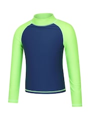 Mountain Warehouse Green Long Sleeve Rash Vest - Image 3 of 4