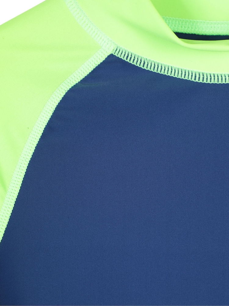 Mountain Warehouse Green Long Sleeve Rash Vest - Image 4 of 4 Mountain Warehouse Green Long Sleeve Rash Vest - Image 4 of 4