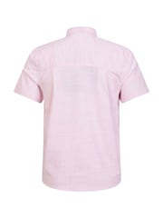 ピンク - Mountain Warehouseココナッツスラブテクスチャーコットン半袖シャツ - 画像 7 / 9