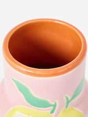 Oliver Bonas Pink Limon Ceramic Vase - Image 6 of 6