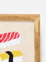 Oliver Bonas Natural Sushi Framed Wall Art - Image 4 of 5