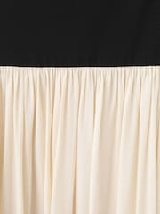 Mango Cream Fallen Shoulder Midi Dress - Image 5 of 6