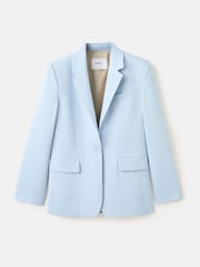 Mango Blue Suit Blazer - Image 5 of 7