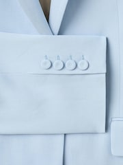 Mango Blue Suit Blazer - Image 7 of 7